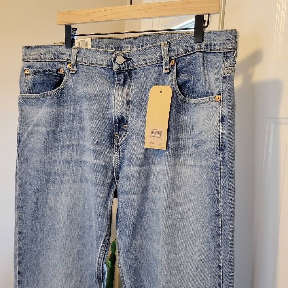 NWT Levi's 569 Loose Straight Blue Jeans, Size 36×36 - Picture 3 of 10
